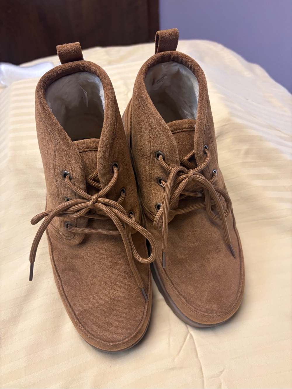 Women’s White Mountain Brown  Lace-Up Chukka Boots